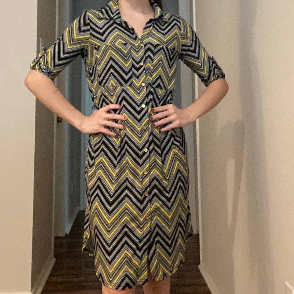 Button down shirt dress